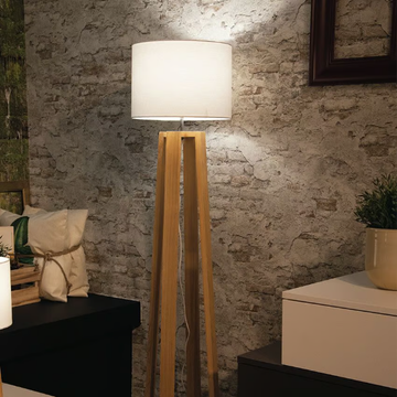 BERRY - Wooden floor lamp by Fan Europe Lighting - view 3